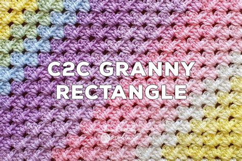 C2C Crochet Tutorial 的图像结果