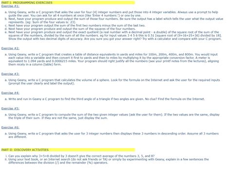 Image result for Programming Exercise 7 1 C