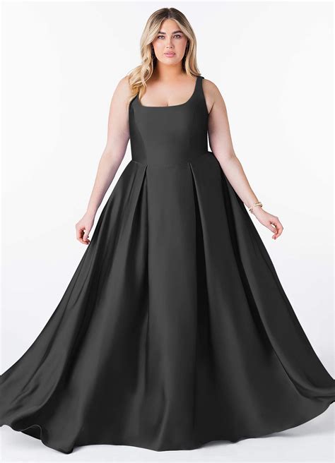 Black Azazie Neve Bridesmaid Dresses | Azazie