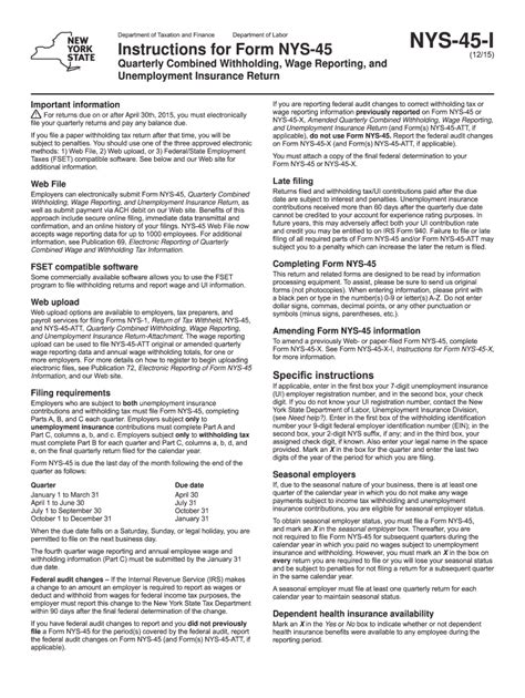2013 Form NY NYS-45-I - Blank Fillable Template | Fill Out, Print ...