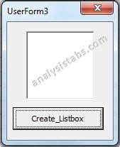 Image result for VBA Repeating ListBox Control
