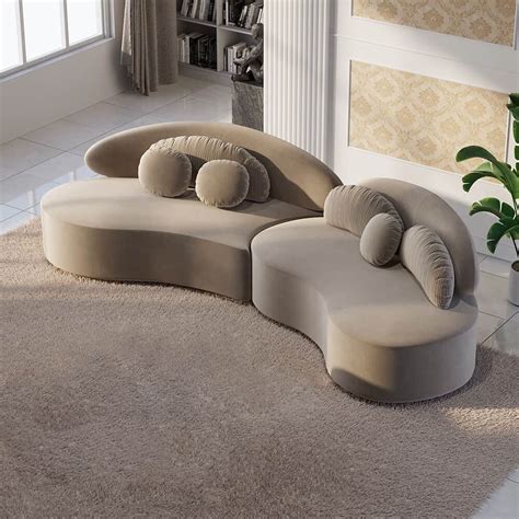 Curved Sectional Sofa 的图像结果