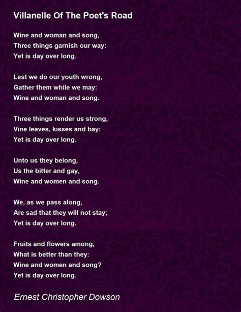 80 examples of villanelle poetry