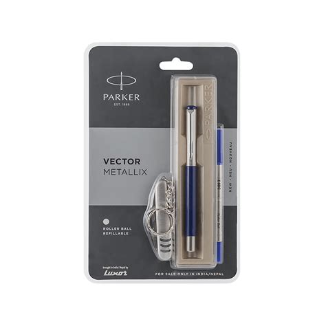PARKER VECTOR METALLIX ROLLER BALL PEN WITH SS TRIM AND SWISS KNIFE ...