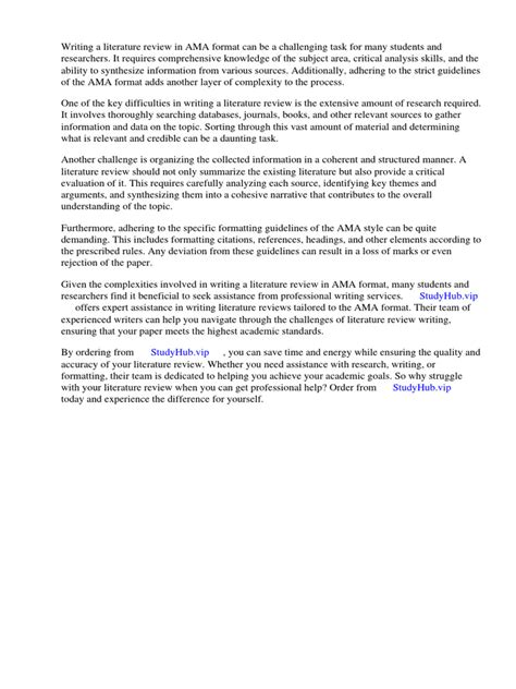 Image result for AMA Format Sample