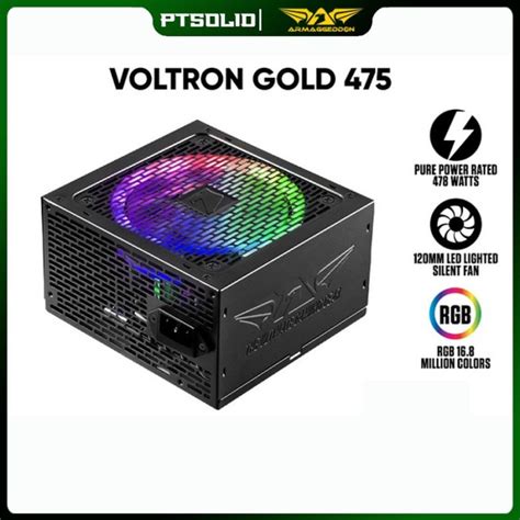 Jual Armaggeddon Voltron Gold 475 RGB - Fan With Multicolor LED Light ...
