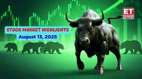 Stock Market Today, August 13, 2025: Sensex gains 300 pts, Nifty ...