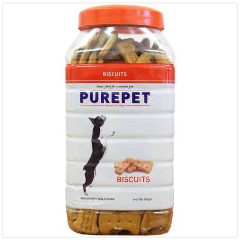Buy Purepet Biscuits With Real Chicken For Dogs, 455 gm | 19 Minutes ...