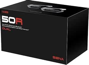 Sena 50R Bluetooth Communication with Mesh Intercom Dual Pack : Amazon ...