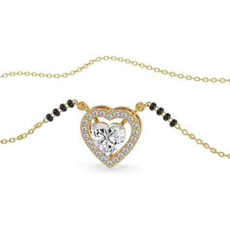 Buy Lab Grown Diamond Mangalsutra Necklace | IGI Certified – Emori