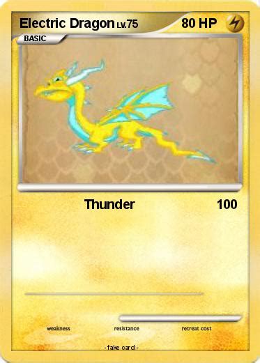 Pokémon Electric Dragon 24 24 - Thunder - My Pokemon Card