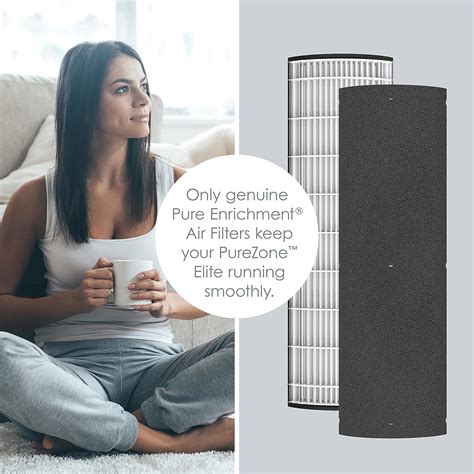 Buy Pure Enrichment® PureZone™ Elite True HEPA Large Room Tower Air ...