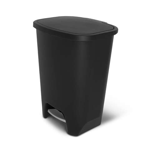 Glad 20 Gallon / 75 Liter Extra Capacity Plastic Step Trash Can with ...