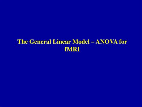 Image result for General Linear Model Anova