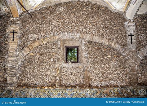 Portugal , Evora . Chapel of Bones Editorial Stock Photo - Image of ...