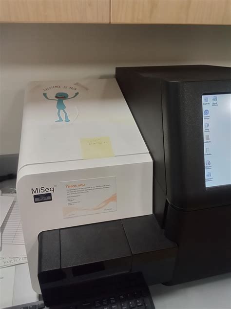 My school has a Mr. MiSeq saying, "existence is pain". : r/labrats