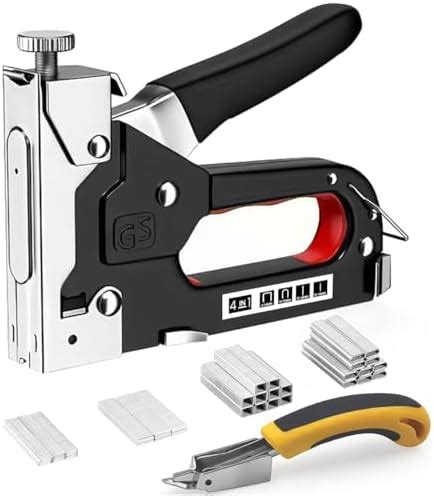 Serplex® 4 in 1 Staple Gun, Heavy Duty Staple Gun Kit with 4000 Staples ...