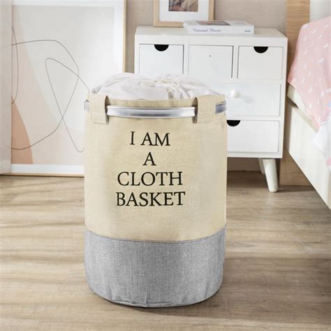 Grey Foldable Laundry Hamper | 51L Cloth Basket – HOKIPO | Har Ghar ka ...
