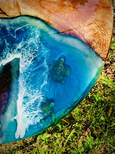 18 INCHES ROUND RIVER COFFEE TABLE DIY KIT – SD Fine Arts