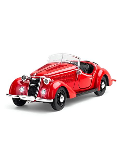 1936 Wanderer W25K Roadster Diecast Model 1:32 Scale – Red Vintage Audi ...