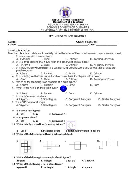 Image result for Math Q3 Module 1 Grade 6