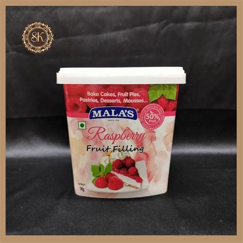 Raspberry Fruit filling | For Cake Fruit Filling | 1kg - Mala's ...