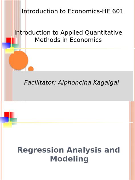 Tutorial On Regression Data Analysis 的图像结果