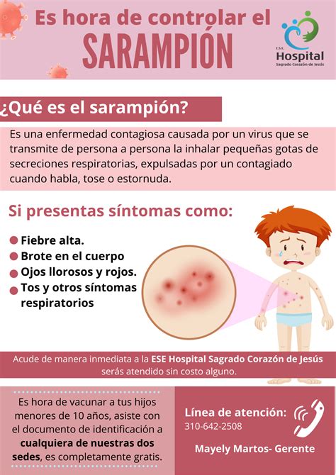 Conoce un poco mas sobre el Sarampion – ESE Hospital Sagrado Corazón de ...