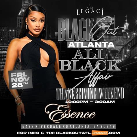 BLACKOUT ATLANTA: All Black Affair – First 500 RSVPs FREE! Tickets ...