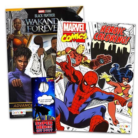 Amazon.com: Marvel Avengers Coloring Book Super Set for Kids, Adults ...
