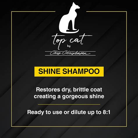 Buy Chris Christensen Top Cat Shine Shampoo for Cats, Groom Like a ...