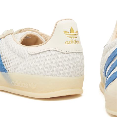 Adidas Gazelle Indoor Sneaker Off White, Blue & Warm Vanilla | END. (US)