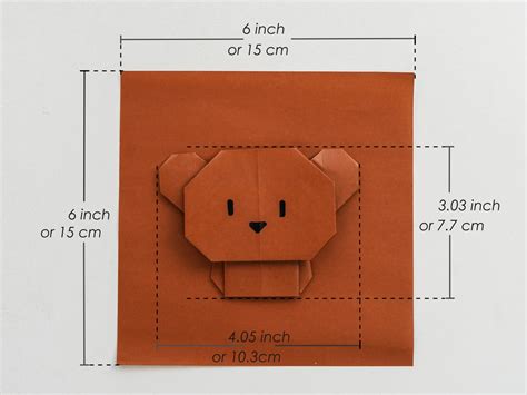 Image result for Origami Bear Tutorial