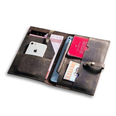 YEFA'S D' VINTAGE CLUB Genuine Leather Premium File Folder for ...