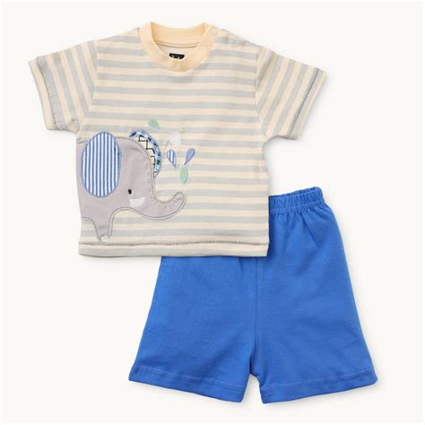 Boys Graphic Print Jabla & Shorts Set – Pepito