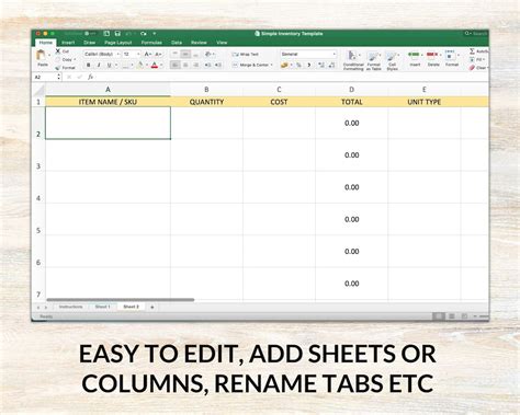Image result for Simple Excel Inventory Program