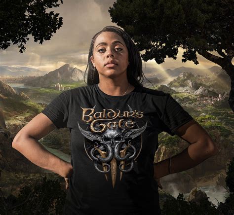 Larian Merch Store- Baldur's Gate 3 - Mind Flayer logo t-shirt