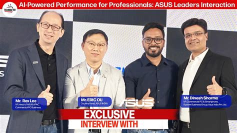 Exclusive Chat with ASUS India Leadership I ExpertBook P Series Launch