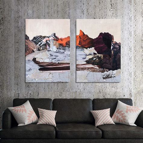 Framed Wall Art Painting Set of 2 on Canvas, Titled: New Era ...