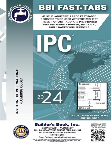 2024 International Plumbing Code Fast Tabs: ISBN 9781622704057 - Textbex