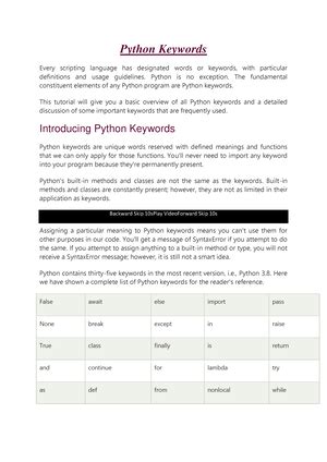 Python - note - Python is a high-level, general-purpose programming ...