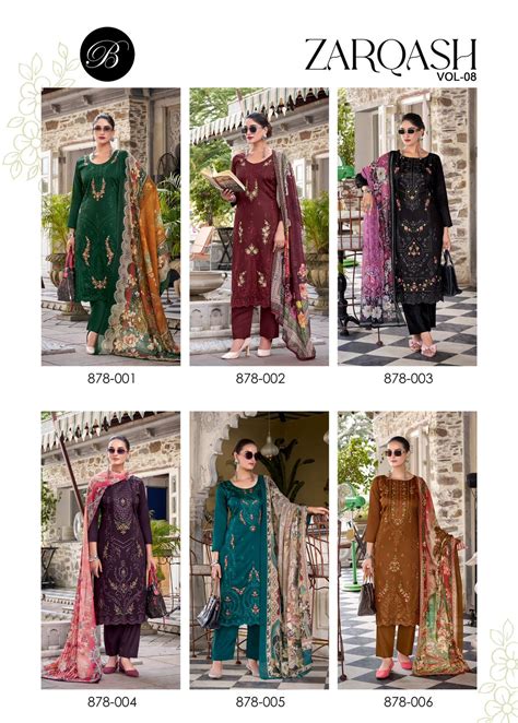 Zarqash Vol 8 Belliza Designer Studio Heavy Jaam Karachi Salwar Suits ...