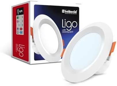 Goldmedal LIGO 5W LED Round with 3-inch Concealed Junction Box ...