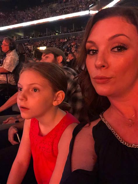 Beth Hardy wife of Jeff Hardy watch on with their daughter Ruby while ...