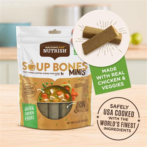 Buy Rachael Ray Nutrish Soup Bones Minis Dog Treats, Real Chicken ...