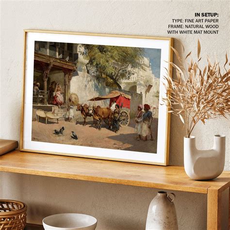 Nautch girls and bullock ahmedabad Painting & Wall Art Print by Edwin ...