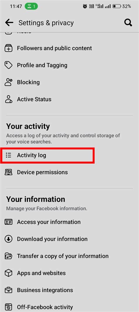 Image result for View Your Facebook Activity