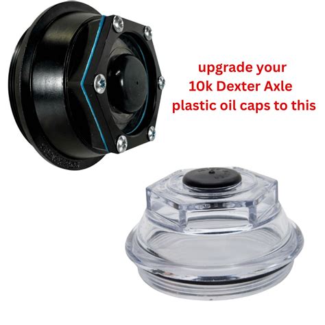 Carter Aluminum Oil Cap Replacement for Dexter 10K Axles – Replaces Dexter 21-88 Plastic Cap ...