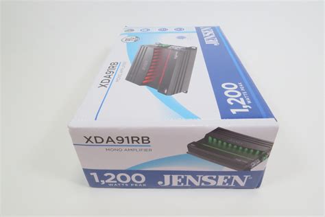 Jensen XDA91RB 1,200 Watts Peak Mono Amplifier
