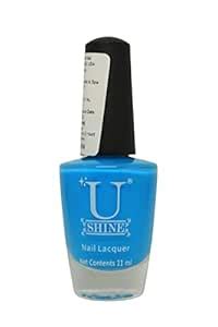 Buy U Shine Maro na Pichkari Nail Lacquer Polish | Sky Blue | Neon ...